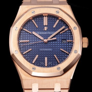 10위 Audemars Piguet  오데마피게 하이퀄리티 로얄오크 15400OR.OO.1220OR.03 네이비 3D 타입 와플다이얼 Cal.3120오토매틱 무브먼트 aud0194 - Audemars Piguet Royal Oak Navy Waffle Dial High Quilty Automatic Movement