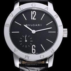  Bvlgari 불가리 102357 BBP41BSLXT "로마 피니씨모 워치!!" 스몰 세컨드 블랙 래커 다이얼 오토매틱 무브먼트 bvl0082 - Bvlgari Bvlgari Roma Finissimo Watch Black Lacquered Dial Automatic Movement