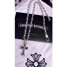  Chrome Hearts 크롬하츠 남녀 925실버 십자 목걸이 65cm