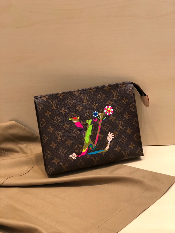 Louis Vuitton 2020 Monogram Clutch Bag,26cm - 루이비통 2020 모노그램 남여공용 클러치백 M47542,LOUB1662 ,26cm,브라운