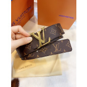 Louis Vuitton 2020 루이비통 벨트 MG3078 금,은,갈색