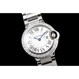 [Cartier]까르띠에 발롱블루 28mm 쿼츠-36 W4BB0015