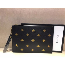 ★(판매완료)★ GUCCI 구찌 스타비 레더 클러치 30x21cm