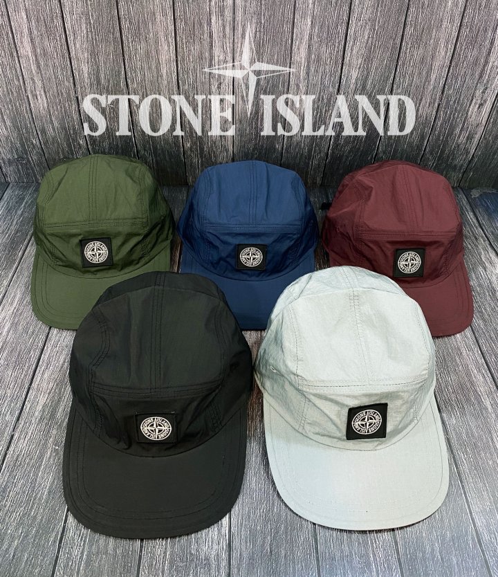 Stone Island 스톤아일랜드 나일론 메탈 립스탑 스몰와팬 캠프캡 [남녀공용]