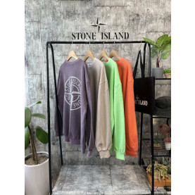 Stone Island 스톤아일랜드 컴퍼스 스카치빅로고 피그먼트워싱 맨투맨