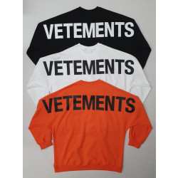 Vetements  베트멍 통절개 맨투맨 　