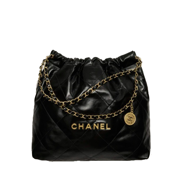 3위 CHANEL 샤넬 샤이니 카프스킨 골드메탈 22백 스몰 AS3260