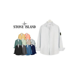 Stone Island 스톤아일랜드 마 린넨 긴팔 셔츠