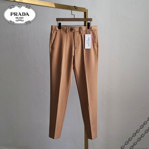 PRADA 프라다 패치 일자 슬렉스 팬츠