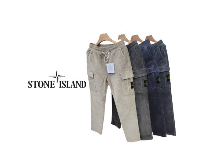 Stone Island 스톤아일랜드 코듀로이 밴딩 팬츠