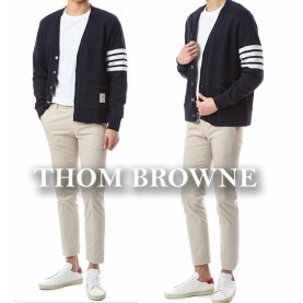 Thom Browne   최신상 톰브라운 클래식 사선완장 커플 가디건