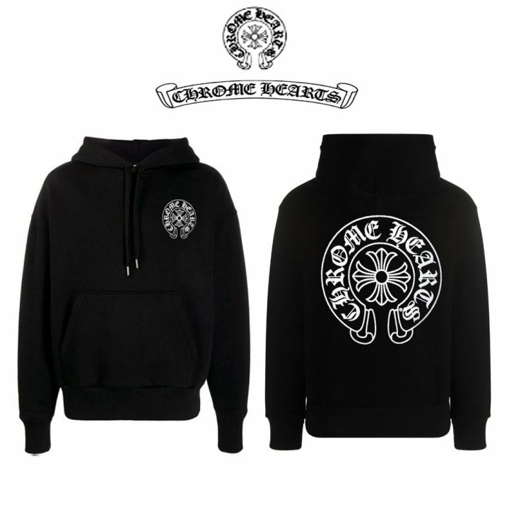 Chrome Hearts  크롬하츠 왕말굽 커플후드 티셔츠