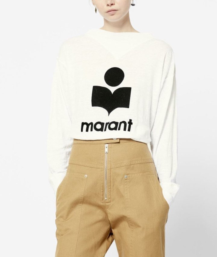 ISABEL MARANT 이자벨마랑 킬센 린넨 하이넥 긴팔