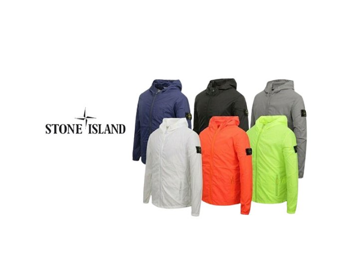 Stone Island  스톤아일랜드 초경량 후드 바람막이