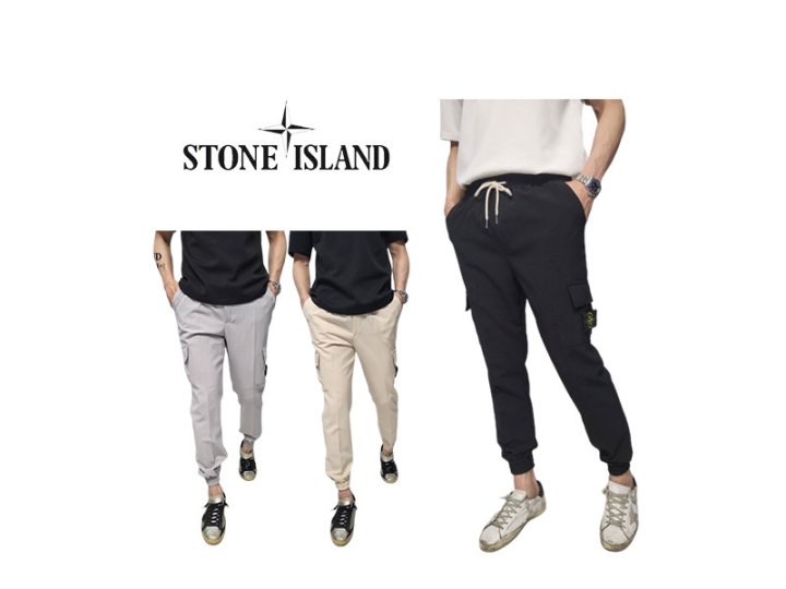 Stone Island  스톤아일랜드 뒤포인트 에어리스 조거팬츠