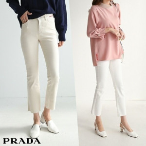 Prada 프라다 슬림 데님 면 팬츠