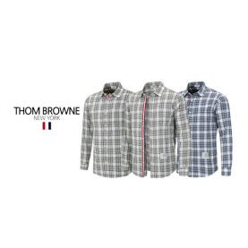 Thom Browne 톰브라운 체크 시어린넨 셔츠