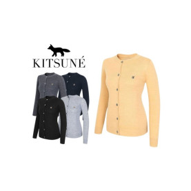 Maison Kitsune 메종키츠네 폭스 라운드 가디건