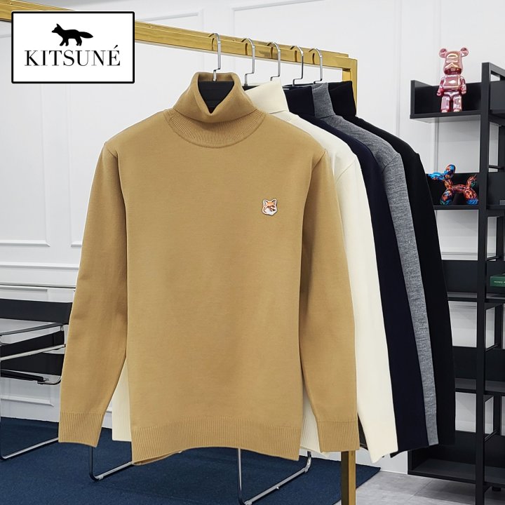 Maison Kitsune 메종키츠네 폭스헤드 폴라 니트