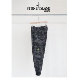 Stone Island 스톤아일랜드 남성 카모 포켓 조거 팬츠