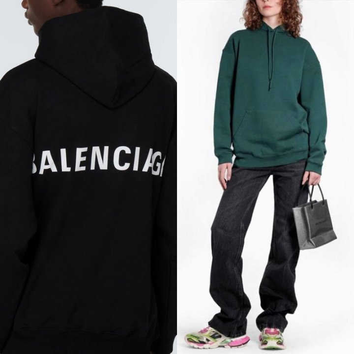 BALENCIAGA  발렌시아가 백로고 후드