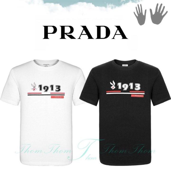 PRADA 프라다 바니 라운드 반팔티