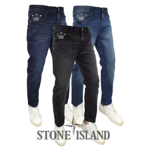 Stone Island 스톤아일랜드 코인포켓 리플렉티브 2way 와팬 워시드 스판데님 팬츠