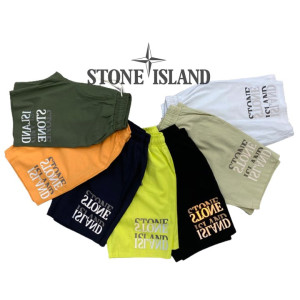 Stone Island   스톤아일랜드 더블리플랙터 백포켓 3M 스카치 린넨 스판밴딩 숏 팬츠