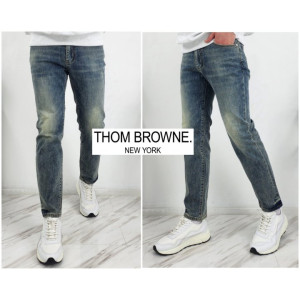 Thom Browne 톰브라운 블루라벨 워싱 그레이 데님진