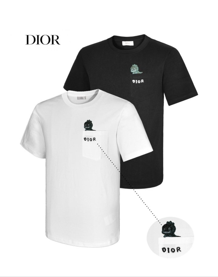 Dior  디올×오타니 워크샵 로고자수 라운드(수입)