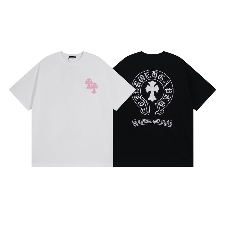 Chrome Hearts 크롬하츠 크로스 말굽 레터링 반팔