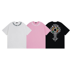 Chrome Hearts 크롬하츠 넥 레터링 크로스 반팔