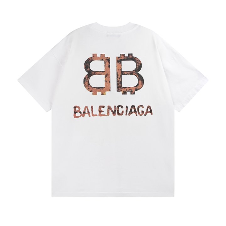 BALENCIAGA 발렌시아가 크립토 로고 반팔