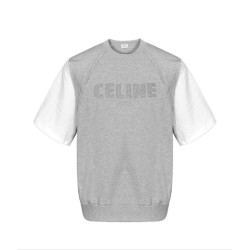 CELINE 셀린느 로고자수 레이어드 라운드