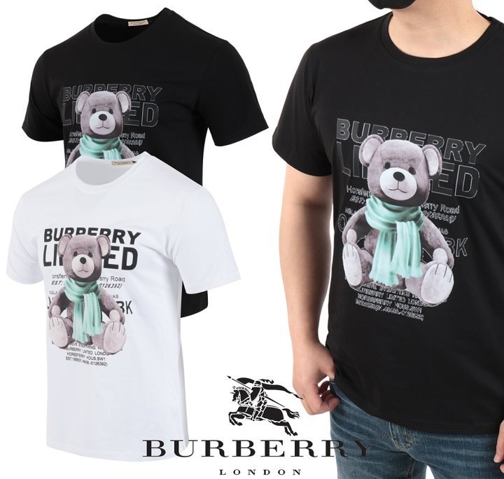 Burberry 버버리 테디베어 실켓 반팔 티셔츠