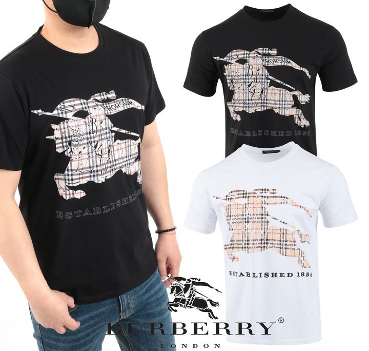 Burberry 버버리 체크 프로썸 반팔 티셔츠