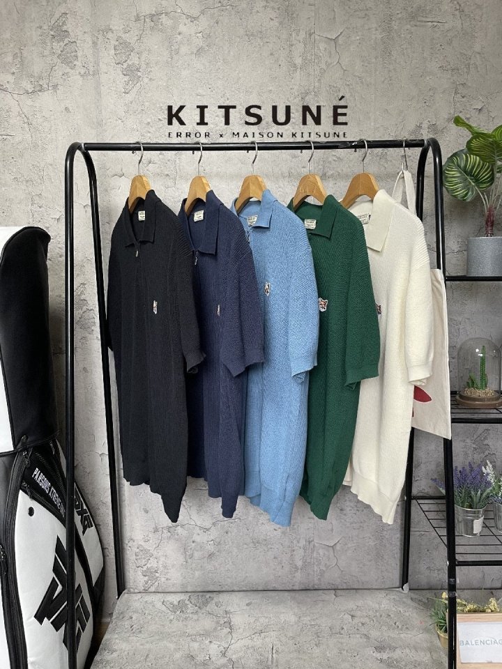 Maison Kitsune 메종키츠네 폭스헤드 코헨하찌집업