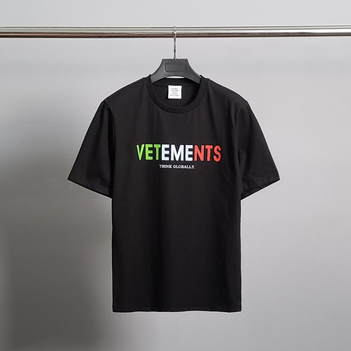 VETEMENTS 베트멍 이탈리아 로고 반팔티