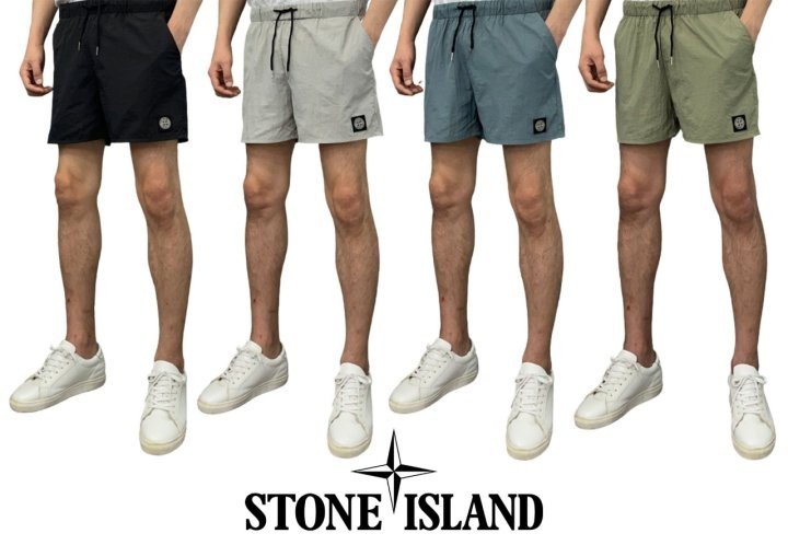 Stone Island 스톤아일랜드 체스트패치 아노락 반바지 셋업