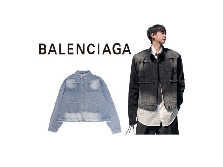 BALENCIAGA 발렌시아가 차이나 데님 자켓