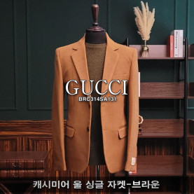 GUCCI 구찌 캐시미어 울 싱글 자켓