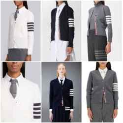 ●11월 판매 10위● THOM BROWNE 톰브라운 밀라노 스티치 메리노 울 4Bar 클래식 가디건