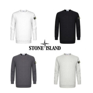 STONE ISLAND 스톤아일랜드 베이직 쭈리 맨투맨