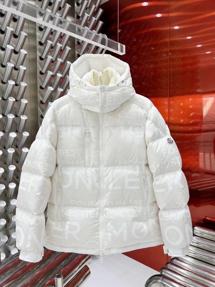 MONCLER 몽클레어 새드로고 덕다운 패딩 90