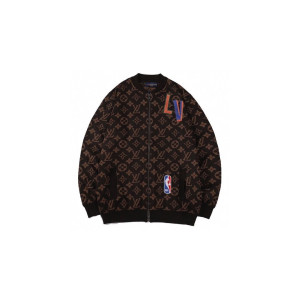 LOUIS VUITTON X NBA 루이비통 X 엔비에이 그래픽 모노그램 니트 블루종