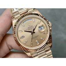 ROLEX 로렉스 데이데이트 금통 옐로우 샴페인 골드 바게트 228235