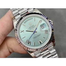 ROLEX 로렉스 데이데이트 41mm 플래티넘 다이얼 텅스텐 m228236