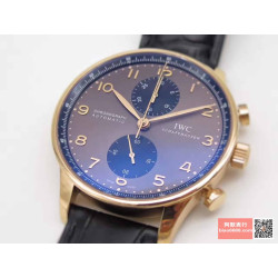 IWC 아이더블유씨 포르투기저 크로노 로즈골드 브라운다이얼