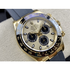 ROLEX 로렉스 데이토나 크로노그래프 샴폐인 다이얼 러버밴드 116515