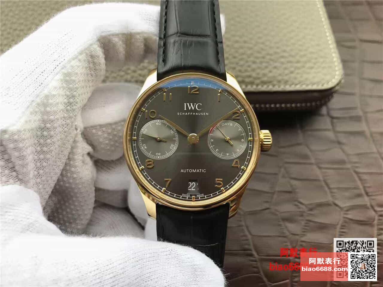 IWC 아이더블유씨 포르투기저 세븐데이즈 골드 그레이다이얼